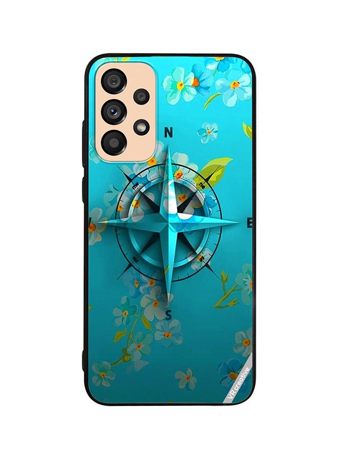 VR CREATIVE Protective Case Cover For Samsung Galaxy A72 Compass Design Multicolour - Image 1