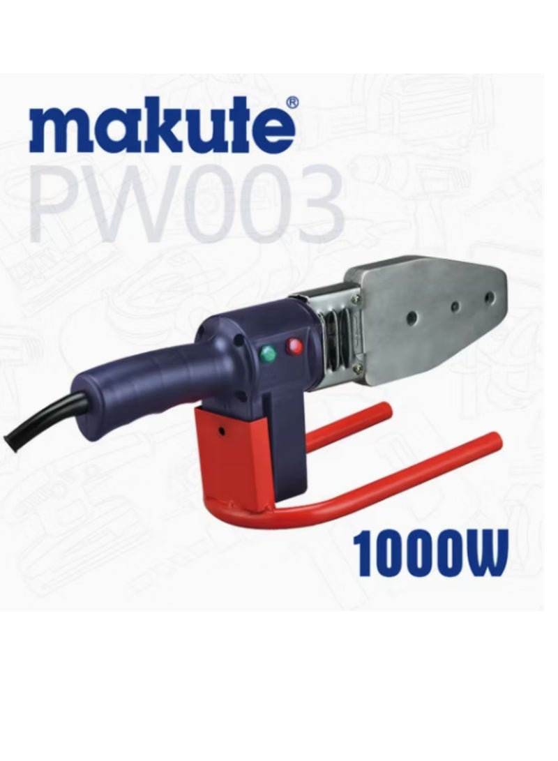 makute 1000W Plastic Pipe Welder Kit with  20-63mm Mould Size,  0-300C  Temperature Range,220-240V Rated Voltage,Adjustable Temperature, Portable , Pipe Fusion Tool - PW003 - Image 2