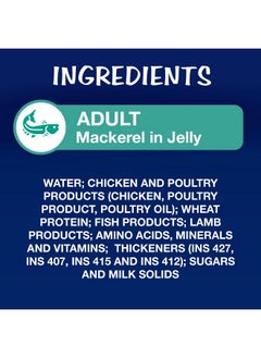 PURINA Felix As Good As It Looks Wet Food For Adult Cats|Complete And Balanced Cat Food |Mackerel Flavour|Pack Of 12 Pouches (12 X 85 G)  - Image 5