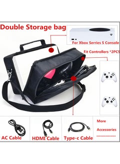 Sharpdo Large Space Double Storage Bag Carry Case for Xbox Series S  - Image 2
