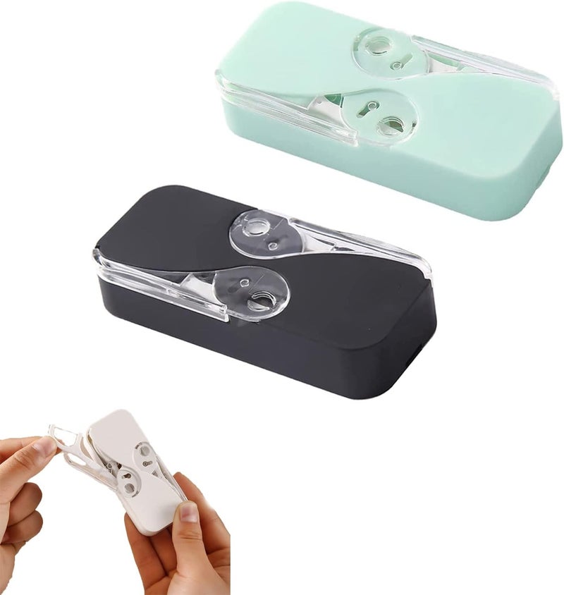 comfrt Dental Floss Portable Case Dental Floss Dispenser, Portable Floss Dispenser, Dental Floss Portable Cases Automatic Floss Organizer for Family Hotel Travel (D) - Image 1