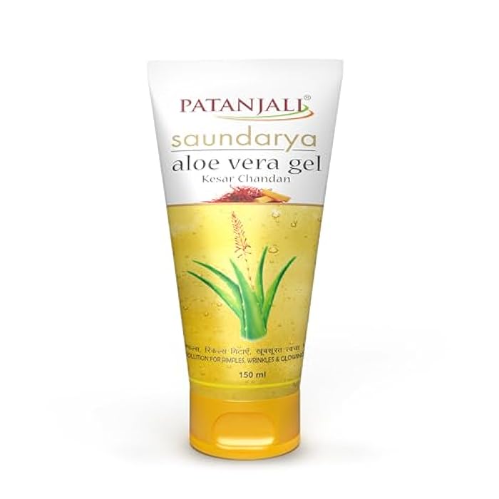 Patanjali Aloe Vera Gel Kesar Chandan 150 Gm (5.29 OZ) - Image 1