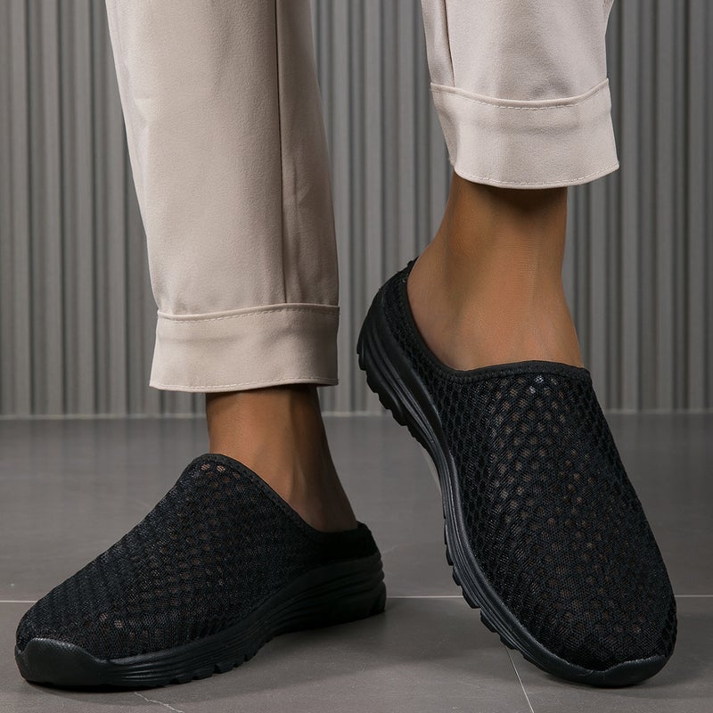 Explosive Breathable Summer White Shoes Height-Increasing Thin Hollow-Out Sneaker Ultra-Light Plus Size Lovers Shoes - Image 5