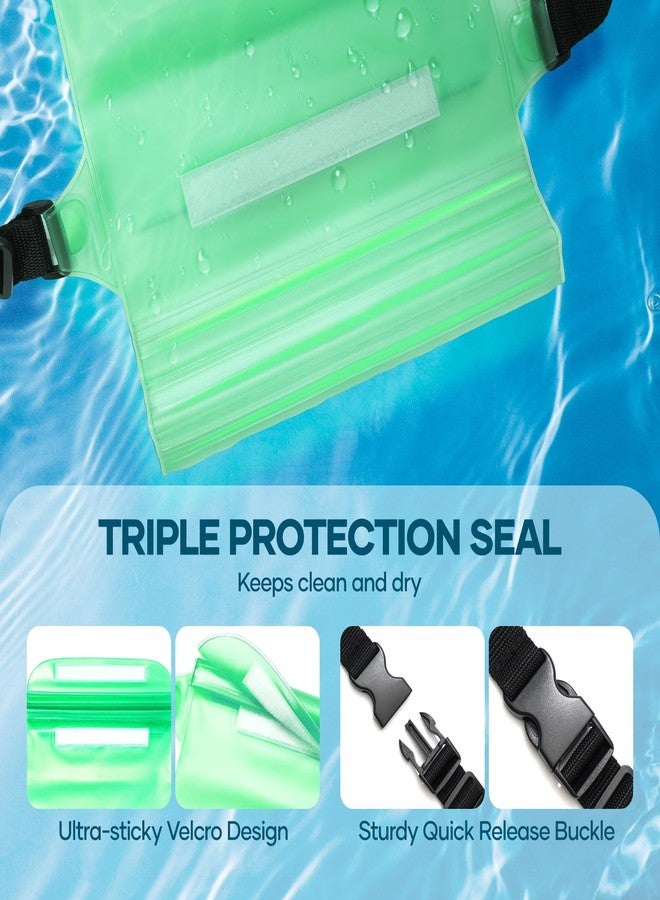 Crenova Waterproof Bag for Beach, Waterproof Pouch for Phone Passport Purse, Fanny Packs for Women, Floating Dry Bags for Cruise Ship Travel Water Park Surfing Boating Fishing Kayaking Pool Accessories - Image 5