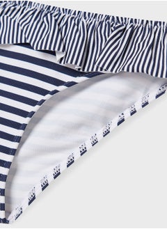 MANGO Kids Ruffle Striped Bikini Set  - Image 4