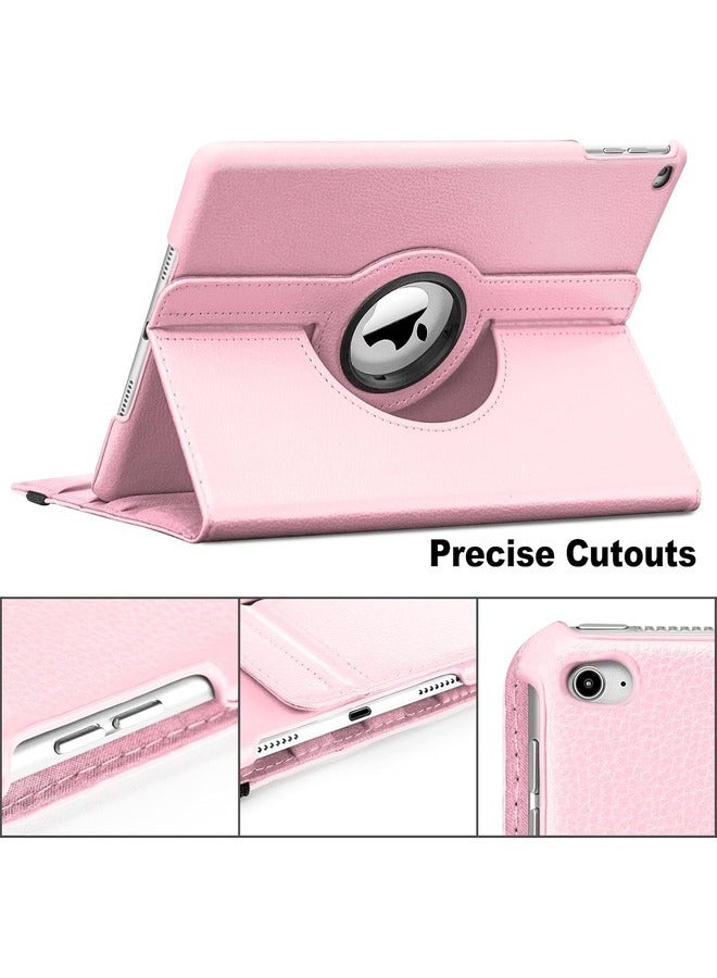"Pink 360-Degree Rotating iPad Case with Auto Sleep/Wake for iPad 9.7” (2017/2018), iPad Air 2 & iPad Air – Adjustable Stand and Full Coverage" - Image 4