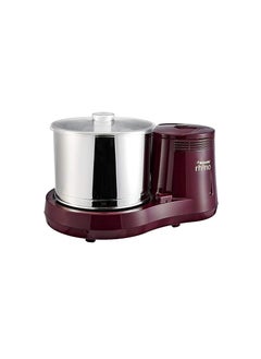 Butterfly Rhino 2 Litres Table-Top Wet Grinder | 150 Watts | Shockproof ABS Body | 4-way Grinding | Easy Clean & Maintenance | Stainless Steel Drum | 2 Years Manufacturer's Warranty | Cherry Red