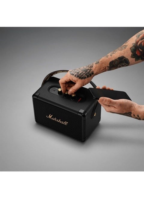 Kilburn II Bluetooth Portable Speaker - Black & Brass