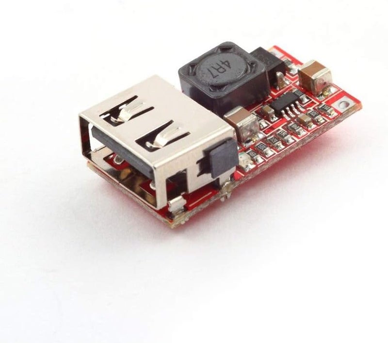ديفمو 2 قطعة محول شاحن سيارة USB من 6-24 فولت إلى 5 فولت 2 أمبير، محول خفض الجهد DC-DC - Image 2
