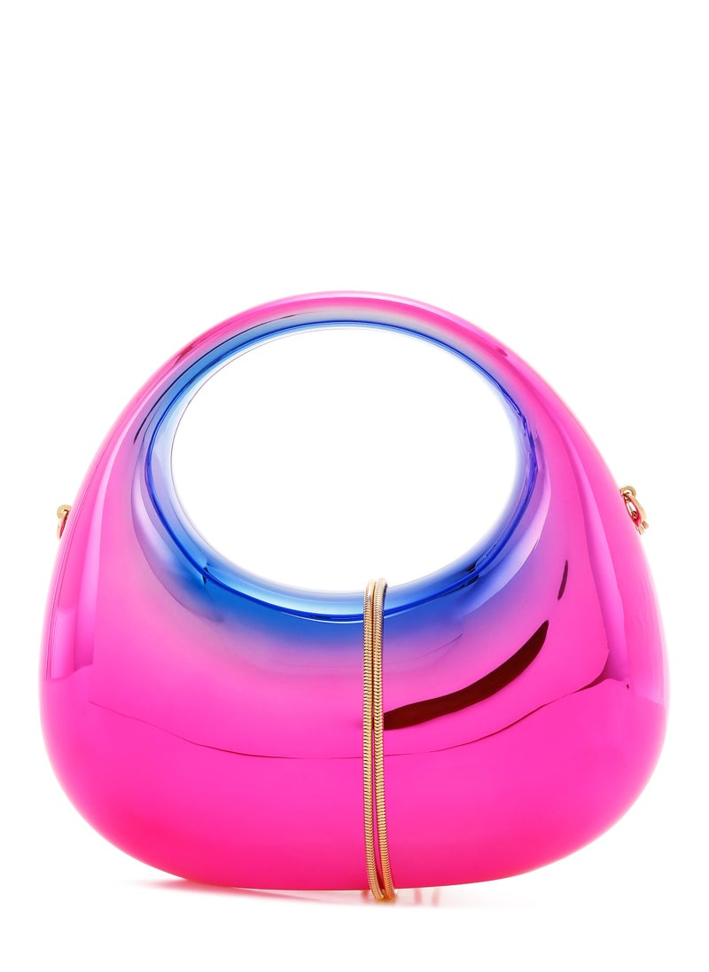 London Rag Acrylic Metallic Mini Clutch Bag in Multicolor  - Image 1