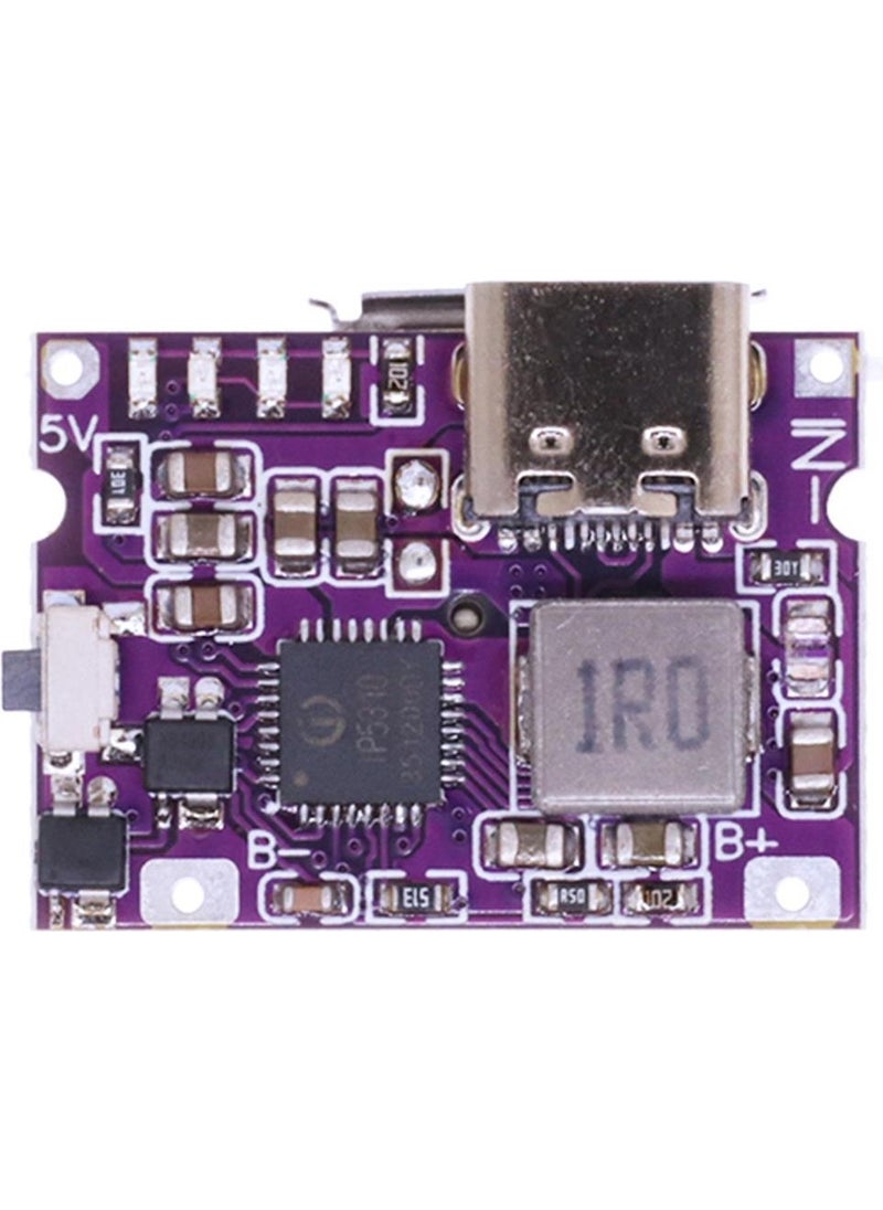Hobi Mekatronik - 5V 3.1A LED Indicator Type-C 18650 Lipo, Li-Ion Battery Charging Circuit (With Charging Protection) - Image 1