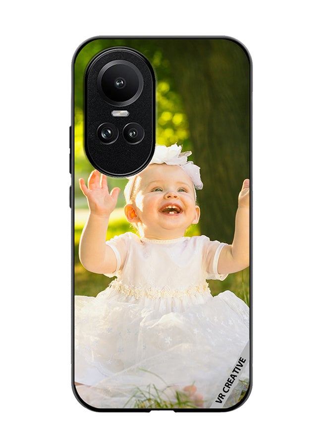 VR CREATIVE Protective Case Cover For Oppo Reno 10 Princess Baby Girl Design Multicolour - Image 1