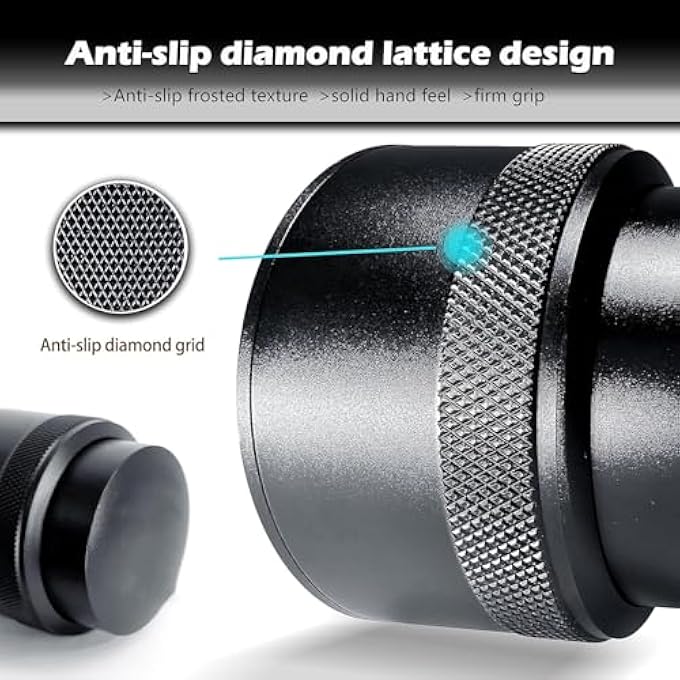 LBOYLOVE Espresso Tamper Adjustable Depth Coffee Tamper With Calibrated Spring Loaded 304 Stainless Steel Palm Tamper Tool Fits 51Mm 53Mm Portafilter Basket 51Mm - Image 4