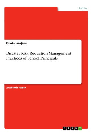 Disaster Risk Reduction Management Practices of School Principals - pzsku/Z4C6EE9609DBC90E6EF51Z/45/1749035514/39d66756-7b1b-4403-b0c0-fb11479526de