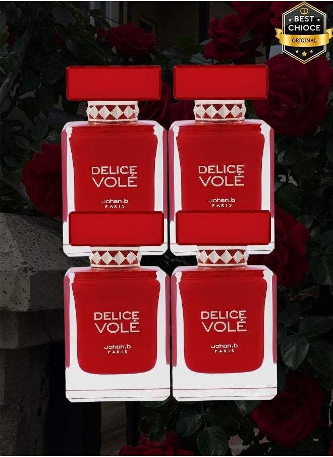 johan.b 4 Pieces Delice Vole Johan B Paris Perfume 85ml EDP  - Image 1