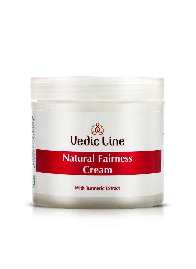 Vedic Line Vedicline Natural Fairness Cream, Reduces Redness, Pimples & Acne With Turmeric Extract, Mango Extract, Soya Oil For Restoring Fairness Glow, 100Ml  - Image 1