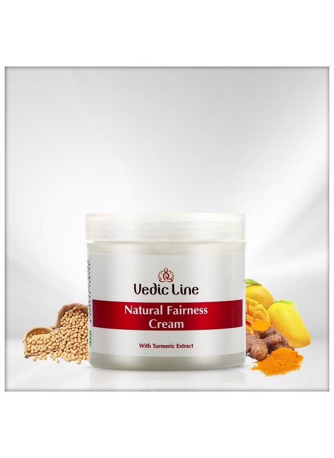 Vedic Line Vedicline Natural Fairness Cream, Reduces Redness, Pimples & Acne With Turmeric Extract, Mango Extract, Soya Oil For Restoring Fairness Glow, 100Ml  - Image 2