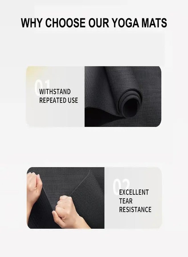 آيريس بساط يوغا متين من مادة EVA بسمك 3 مم من IRIS، مانع للانزلاق | بساط يوغا احترافي للنساء والرجال، بساط تمارين منزلية، بيلاتس وتمارين أرضية - Image 2