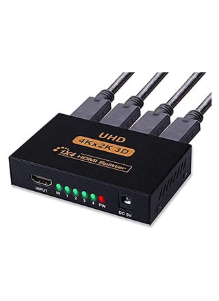 4K Hdmi Video Splitter 1 In 4 Out V1 4B Powered Hdmi Splitter With Ac Adaptor Supports Hdcp Ultra Hd 1080P 2K And 3D Resolutions - pzsku/Z4C6F33EAE38F896891F7Z/45/_/1681848414/f51fad26-bed5-4aa4-9a1a-5703d0b8576b