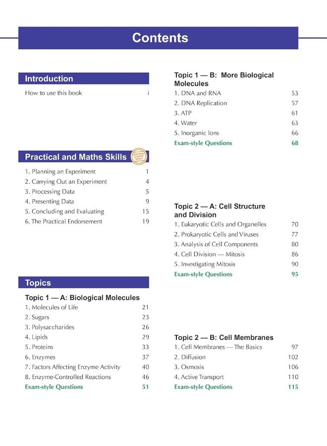 كتاب الطالب في علم الأحياء للمرحلة الثانوية AQA: السنة 1 و 2 مع النسخة الإلكترونية - Image 3
