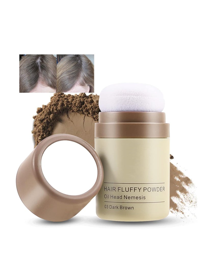 Hairline Powder, Instantly Conceals Hair Loss, Hair Powder for Thin Hair, Root Touch Up Powder Hair Shadow Cover Hair Loss Instantly, Hairline Powder for Women Men, Root Touch Up Hair Powder (Brown) - Image 1