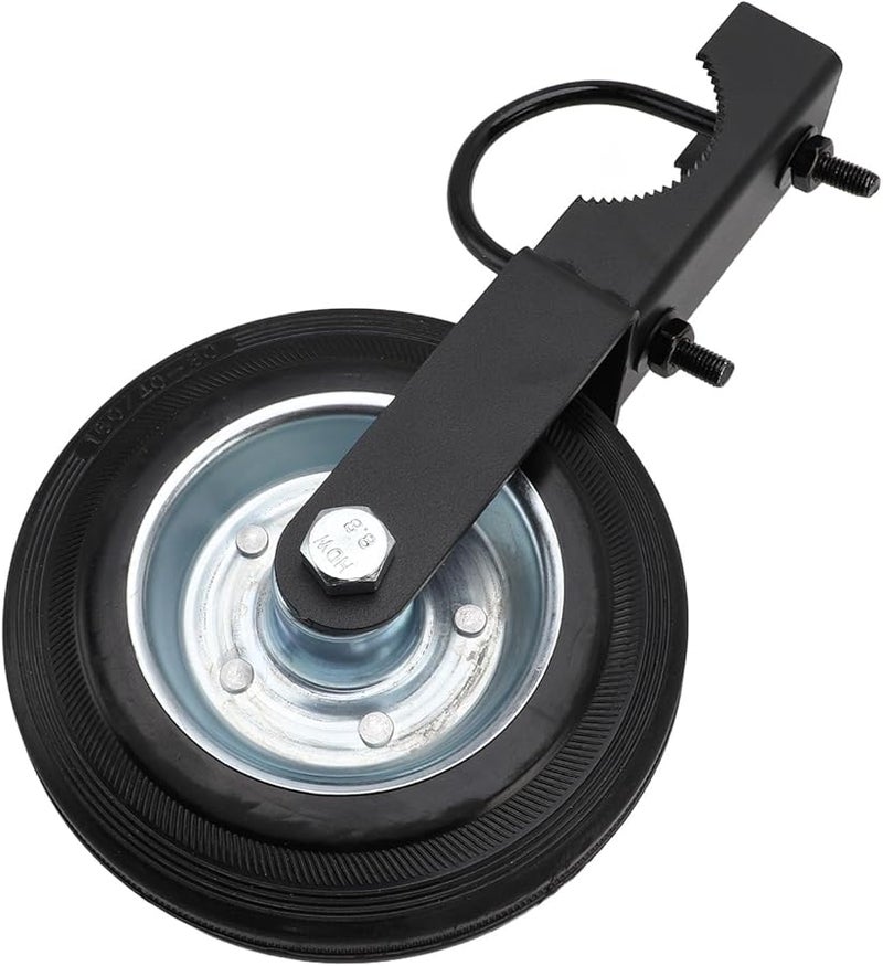 عجلة بوابة فولاذية ثقيلة التحمل بسعة 500 رطل للأسوار الخارجية في الحدائق والمزارع - Image 4