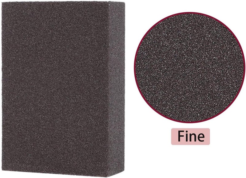 eBoot Sanding Sponge Sanding Blocks Washable and Reusable Sand Sponge Kit 8 Pieces Fine Grade  - Image 2
