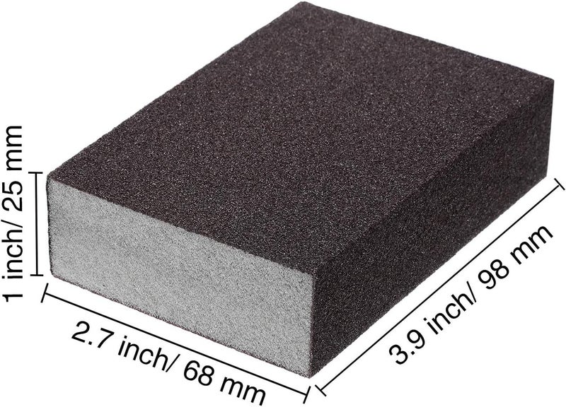 eBoot Sanding Sponge Sanding Blocks Washable and Reusable Sand Sponge Kit 8 Pieces Fine Grade  - Image 3