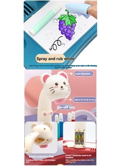 Generic Panda Projection Table, Children'S Drawing Projector With Flashlight Slide Projector Toy, Tracing Sketch Table With Light Music, Suitable For Early Art Learning Game Gifts  - Image 3