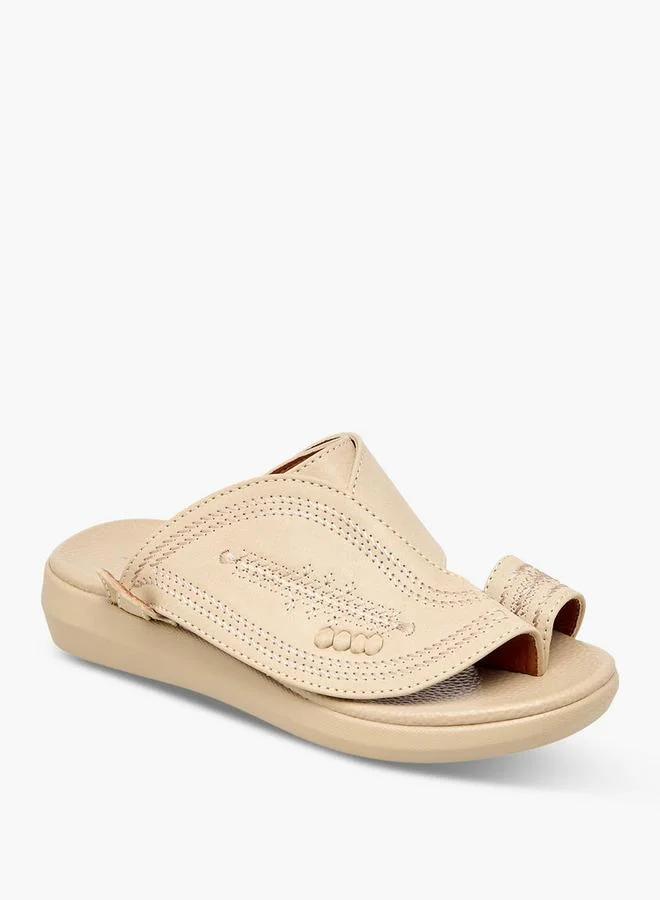 Al Waha Boys Toe Loop Detail Arabic Sandals