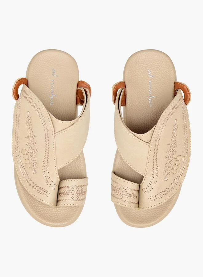 Al Waha Boys Toe Loop Detail Arabic Sandals