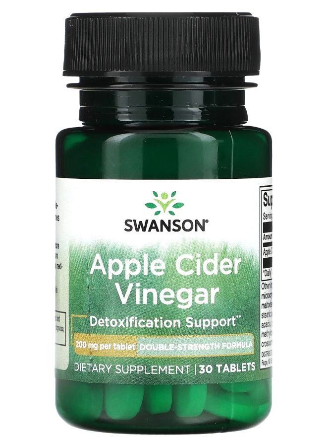Apple Cider Vinegar 200 mg  30 Tablets