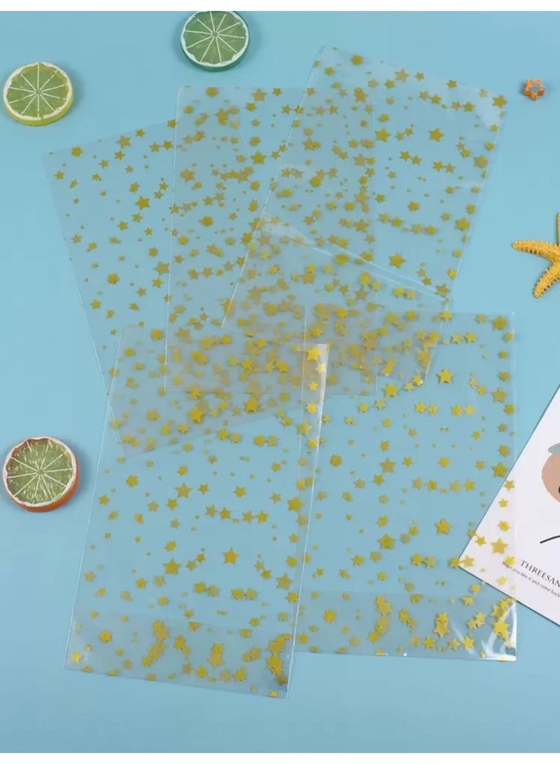 50 قطعة من أكياس توزيعات العيد لتعبئة وتغليف الحلوى والهدايا وتخزين الطعام مع رباط – مناسبة للحفلات والمناسبات - Image 4