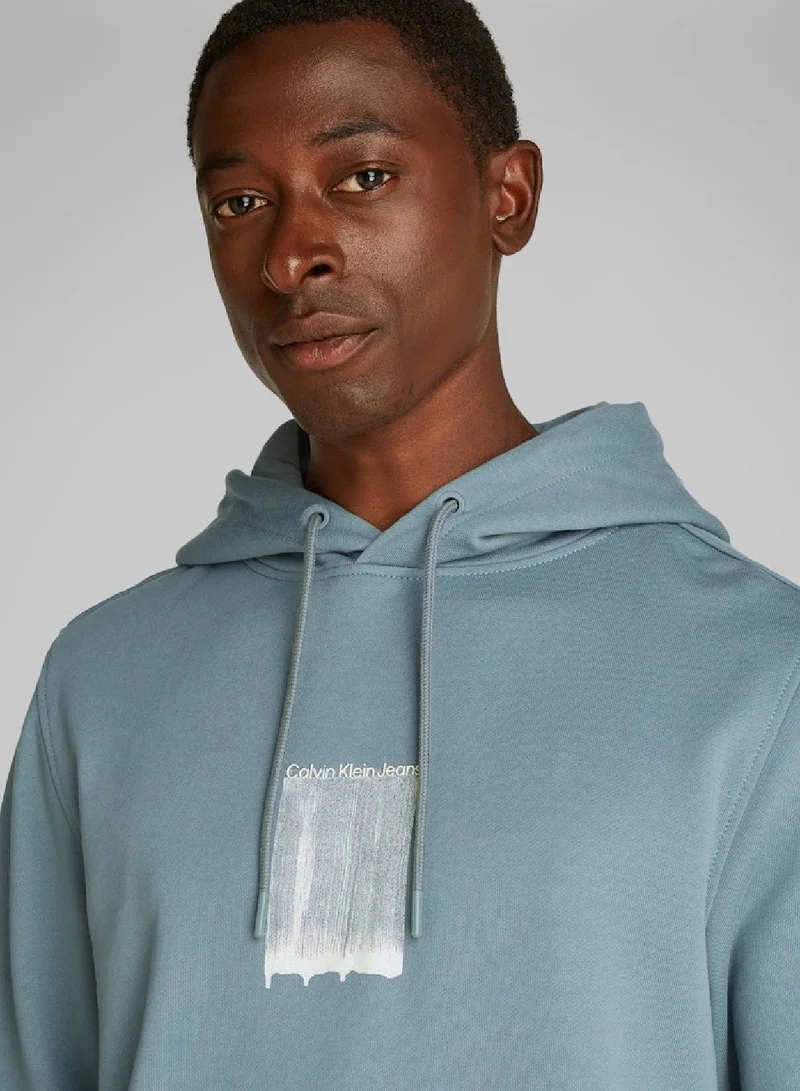 Calvin Klein Jeans Brush Stroke Graphic Hoodie