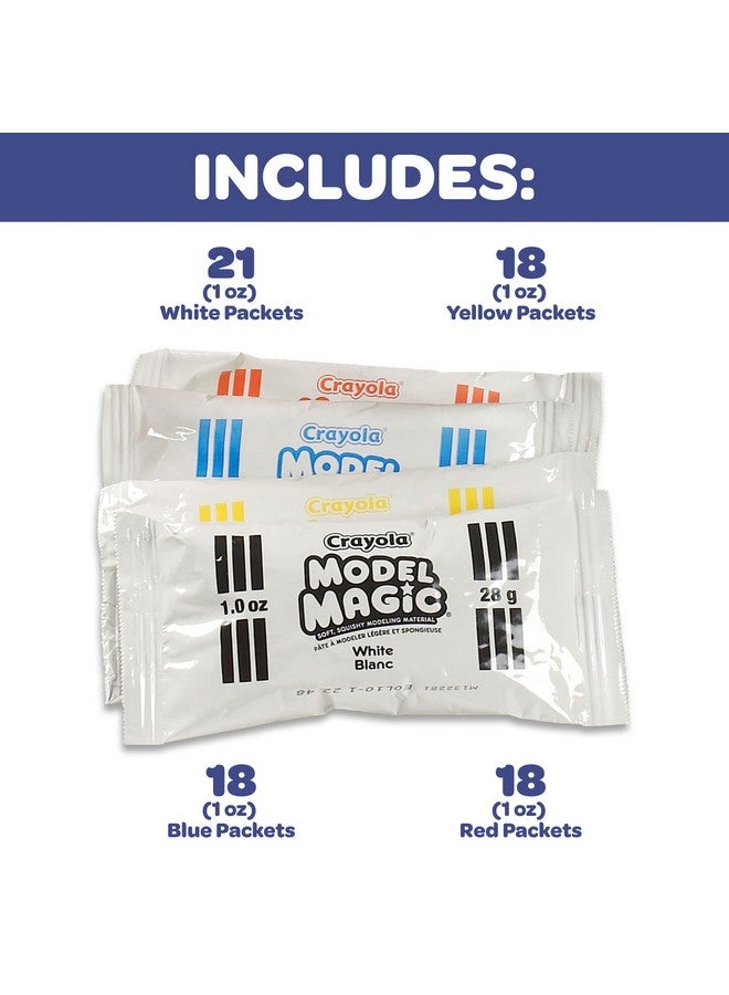 Crayola Model Magic (75ct), Kids Modeling Clay Alternative, 1oz Packs, School Supplies, Air Dry Clay, Modeling Material, Ages 3+ - Image 2