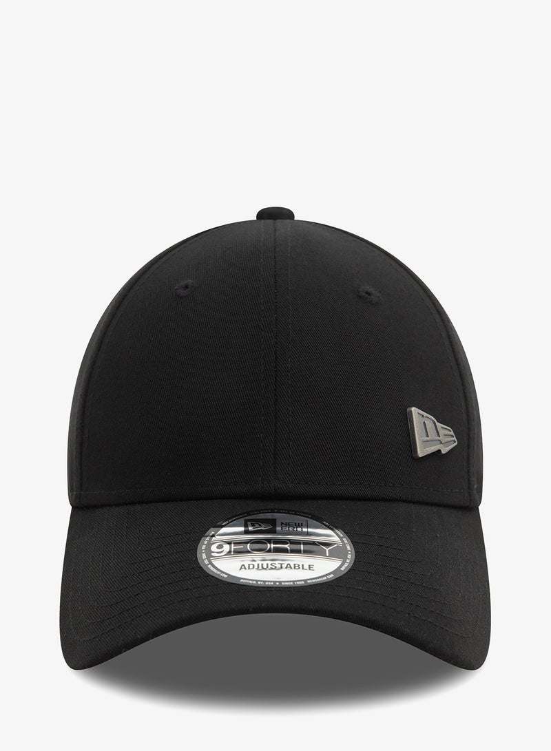 NEW ERA Ne Pin 9Forty Black Adjustable Cap - Image 1