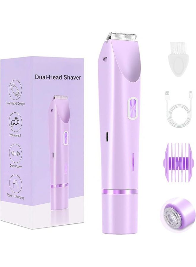 Hot Electric Double-head Hair Removal Device For Women, Private Area Shaver, Hair Trimmer, Hair Clipper