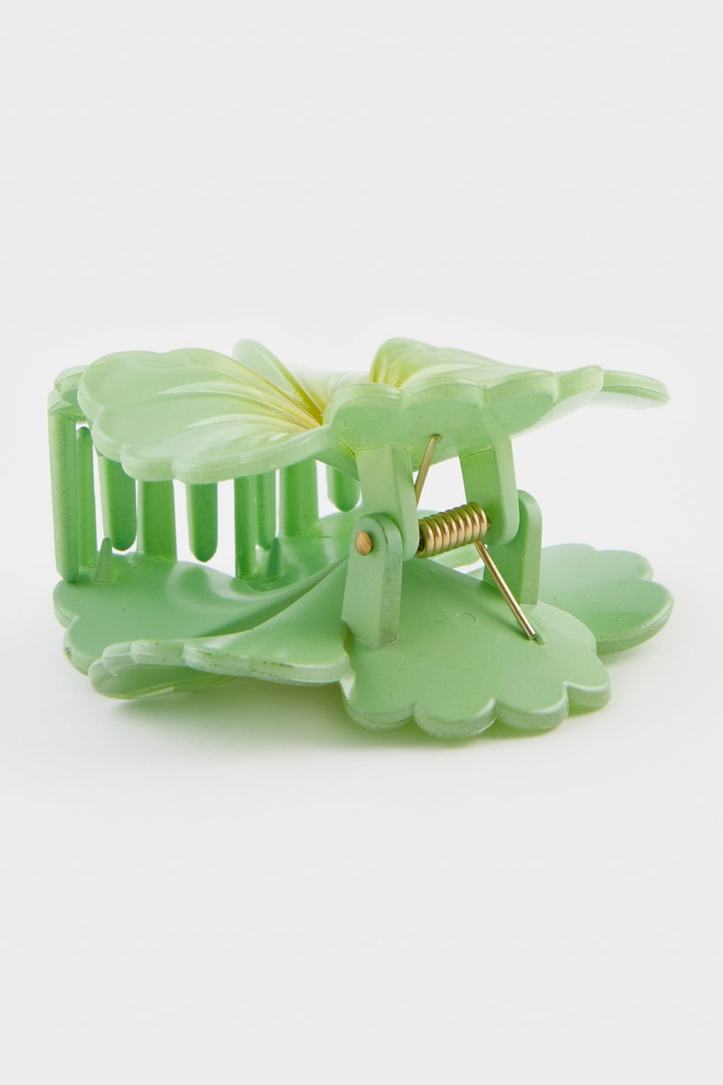 DeFacto Green Woman Woman Green Lotus Latch Clasp Casual - Image 3