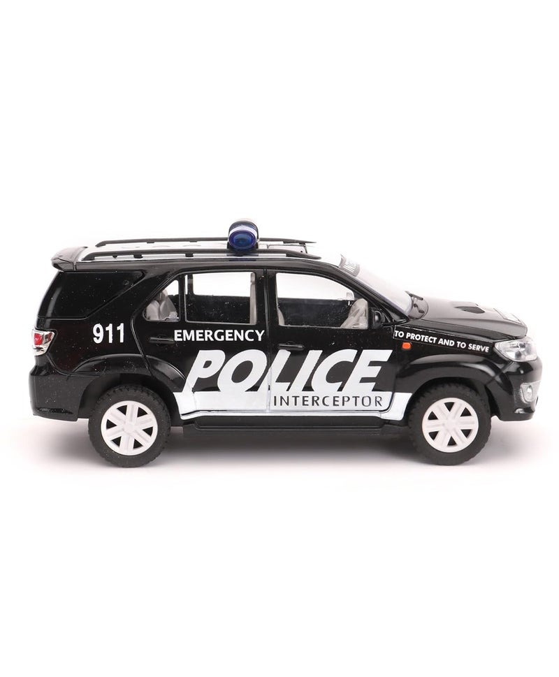 Centy Toys Plastic Police Interceptor Fortune Pull Back Car, Number Of Pieces: 1, Black, Kid - Image 3
