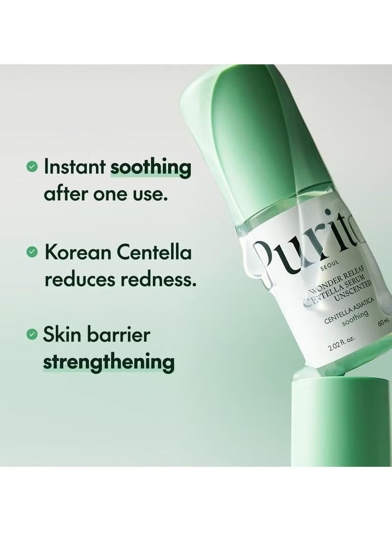 PURITO Centella Unscented Serum, Korean Centella, for All Skin Types, Ampoule, Soothing, Calming, Facial Serum for face, Vegan & Cruelty-Free, Korean Skin Care, 60ml 2fl.oz - Image 3