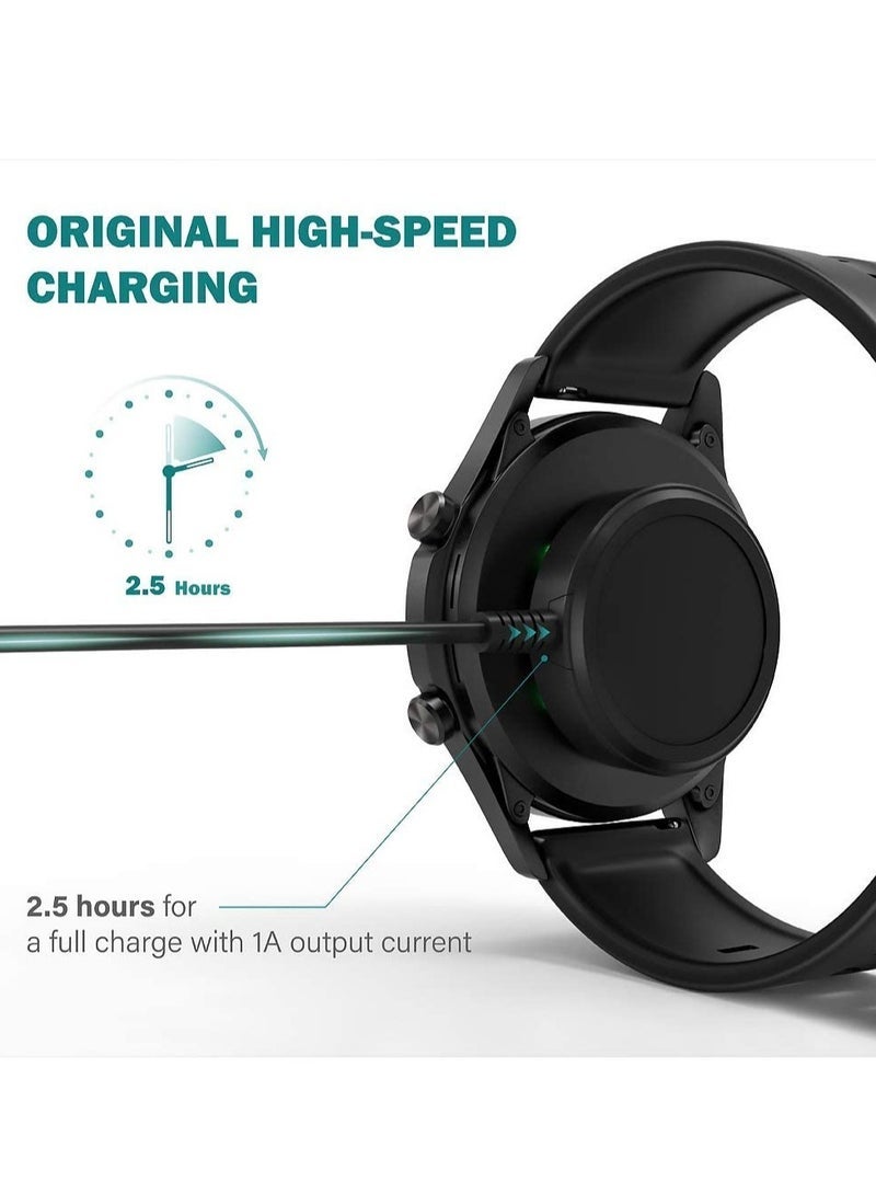 Gravity Charger Compatible with Huawei Watch GT, GT2, GT 2e, Honor Watch Magic, Magic 2, Honor Watch GS Pro 100cm USB Charging Cable for Honor Watch Dream - Smart Watch Accessories - Image 5