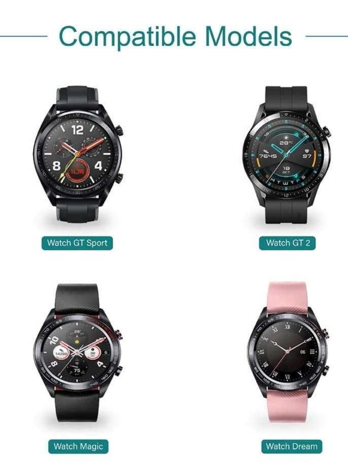 Gravity Charger Compatible with Huawei Watch GT, GT2, GT 2e, Honor Watch Magic, Magic 2, Honor Watch GS Pro 100cm USB Charging Cable for Honor Watch Dream - Smart Watch Accessories - Image 2