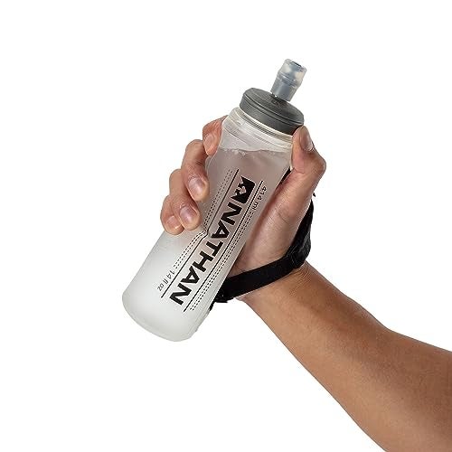 Nathan ExoShot Lite Handheld 14oz, Hydration Flask with Integrated Hand Strap, Great For Running, Cycling, Climbing, Hiking & more, 14 Oz - Image 4