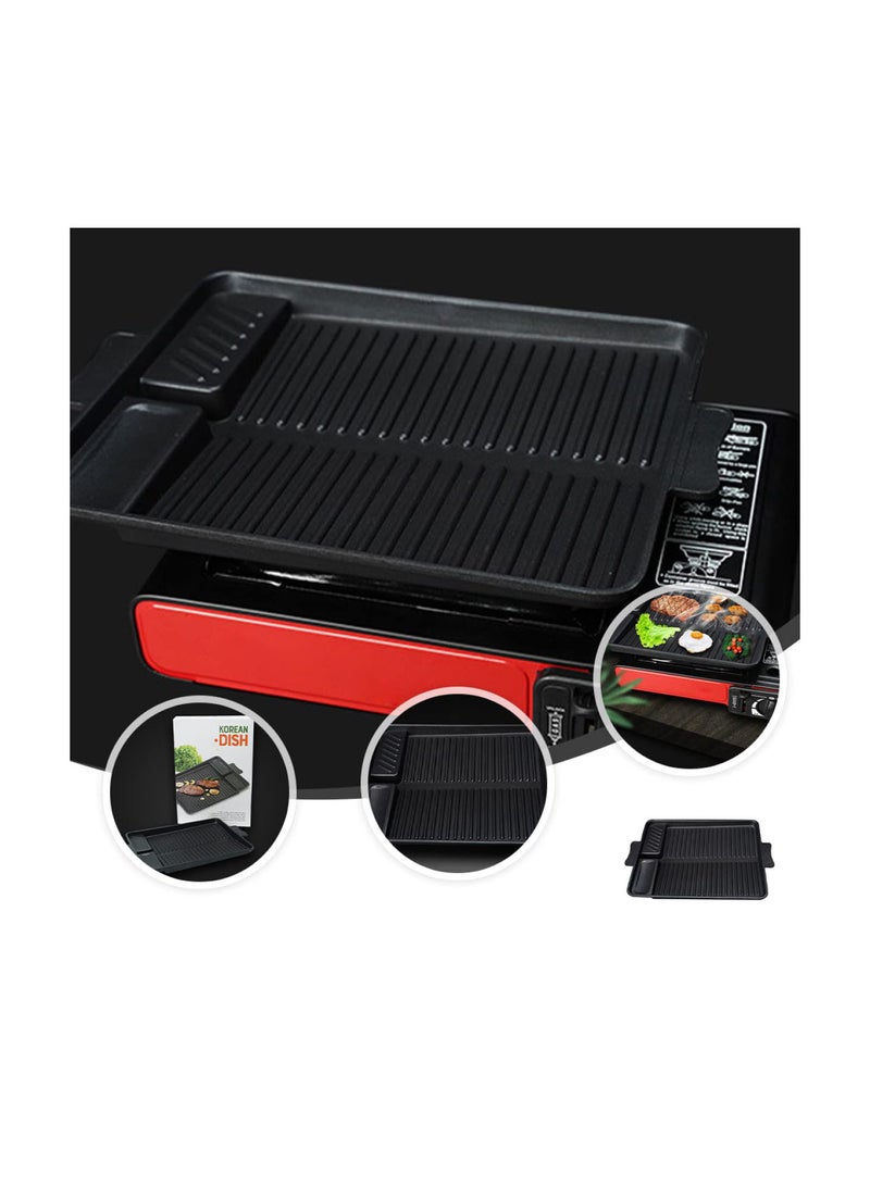 GGOOT Griddle Grill Pan korean bbq grill plate non stick grill pan stove top grill Non- Stick Barbecue - Image 5