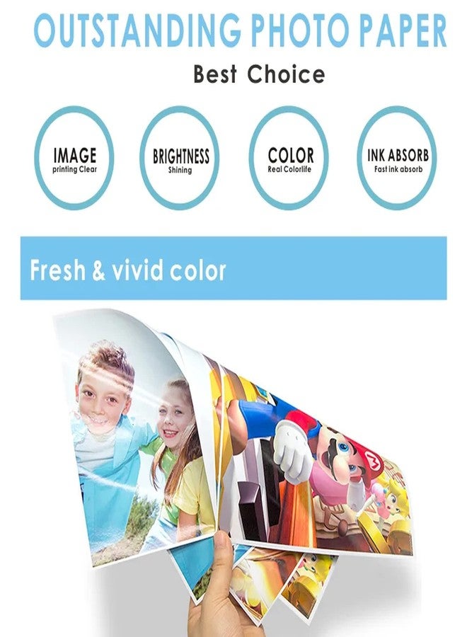 BIGFALCON Professional A4 (8.5x11 inch) 220 GSM Double Sided Glossy Inkjet Photo Paper Premium Dual Sided Printing for Stunning Photos (Set of 8-160 Sheets) - Image 5