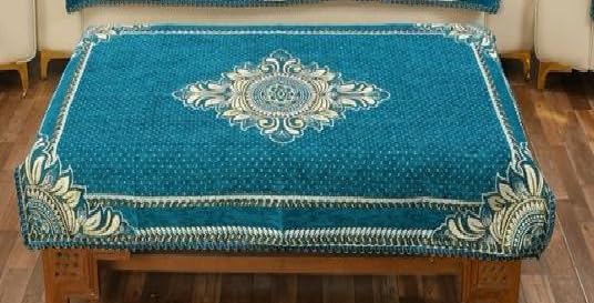 Laying Style™ Diwan Set of 8 Pieces Combo with Sofa Covers for Living Room 5 Seater and Center Table Cover - Image 4