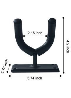 VITION Guitar Wall Mount Hanger Hook for Acoustic and Electric Guitars  - Image 3