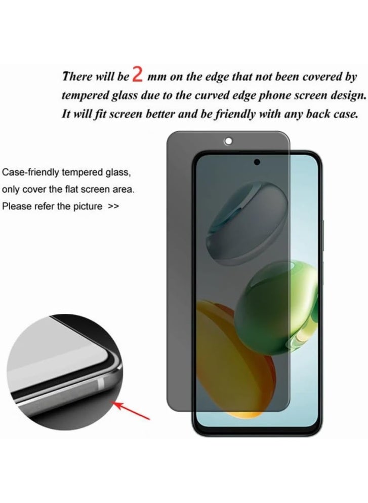 QIRG 2 in 1 For Honor X7C privacy screen protector& Camera Protection - High transparency full coverage security protector - Image 3