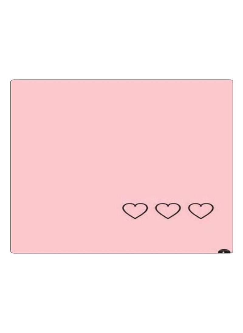 RKN Printed Anti-Slip Gaming Mouse Pad Pink/Black 
