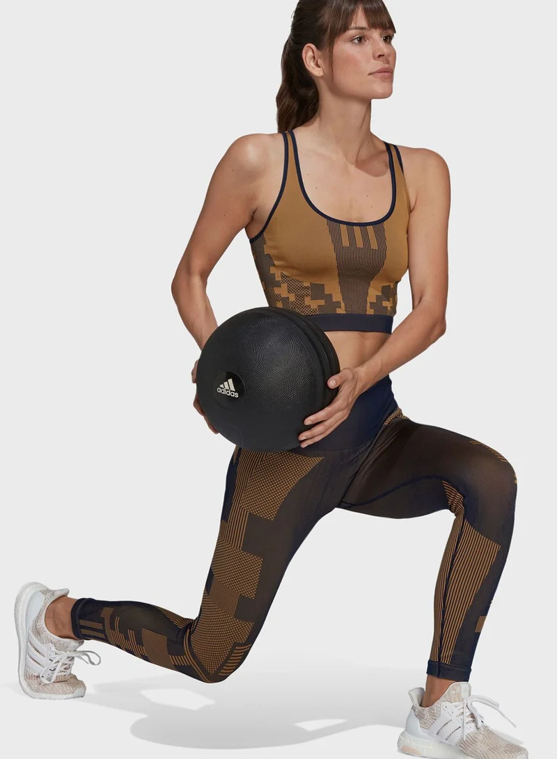 Adidas Adidas X Karlie Kloss Seamless Knit Layered Top